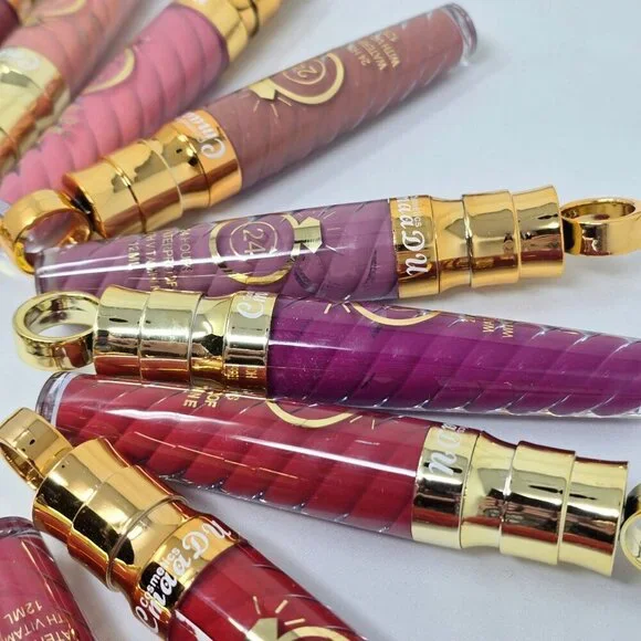 Cmaadu ✦ 17pc Waterproof Lipstick Vault ✦ Vitamin E 24HR Wear Swirl Design NWT - Picture 5 of 11